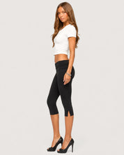 Lira Capri Yoga Pants - Black