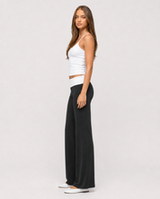 Foldover Wide Leg Pants