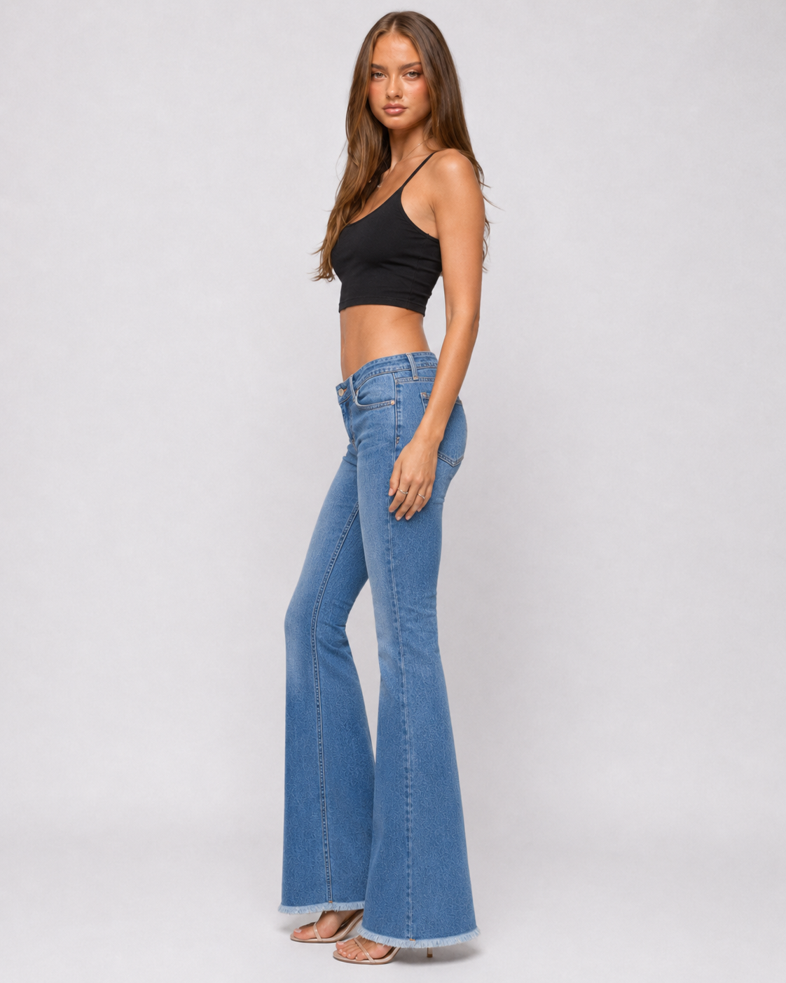 Low Rider Flare Jeans
