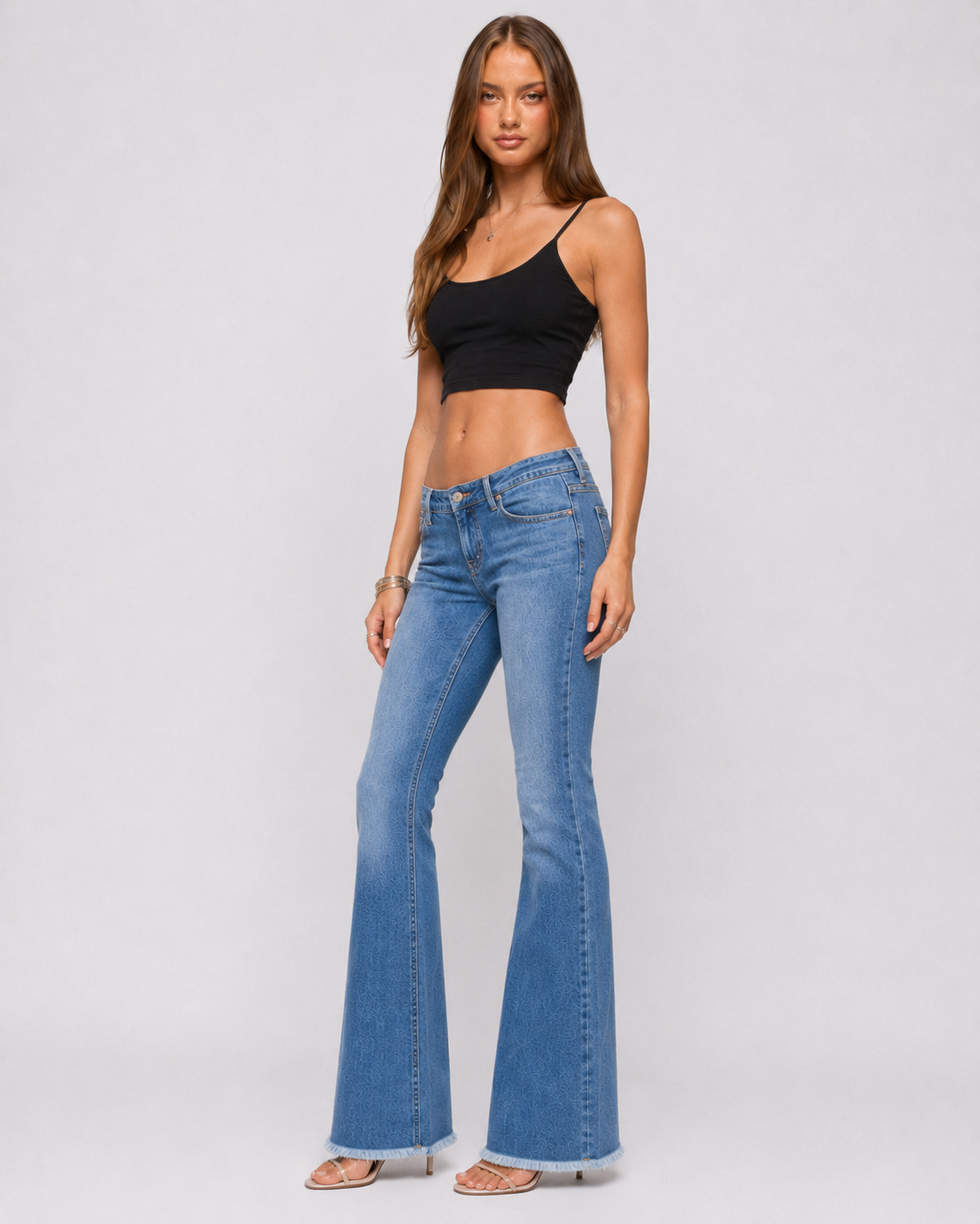 Low Rider Flare Jeans
