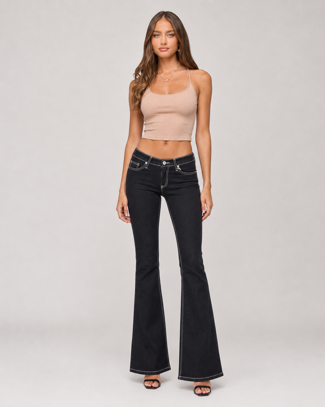 Kira Low Rise Flare Jeans