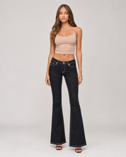 Kira Low Rise Flare Jeans