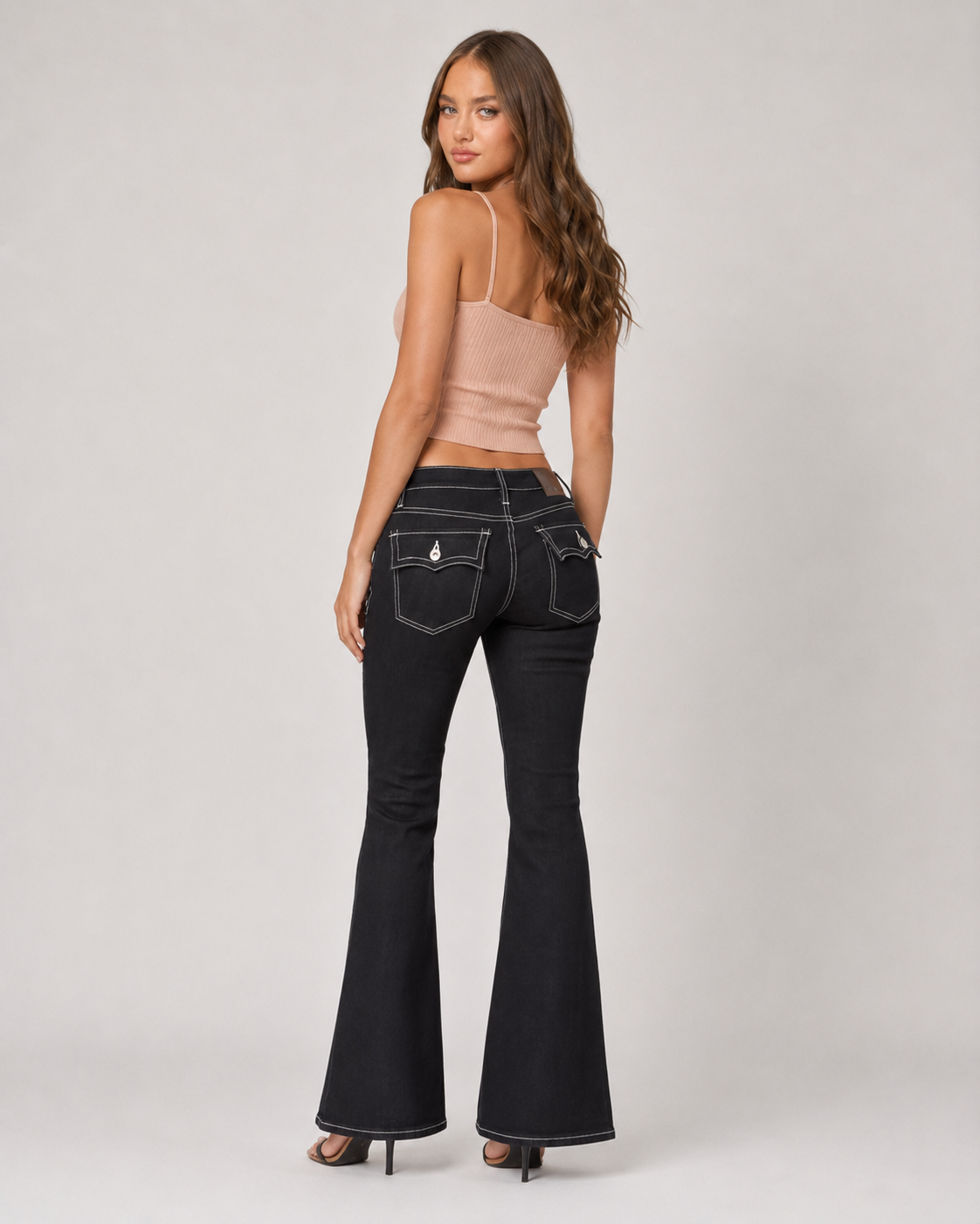 Kira Low Rise Flare Jeans