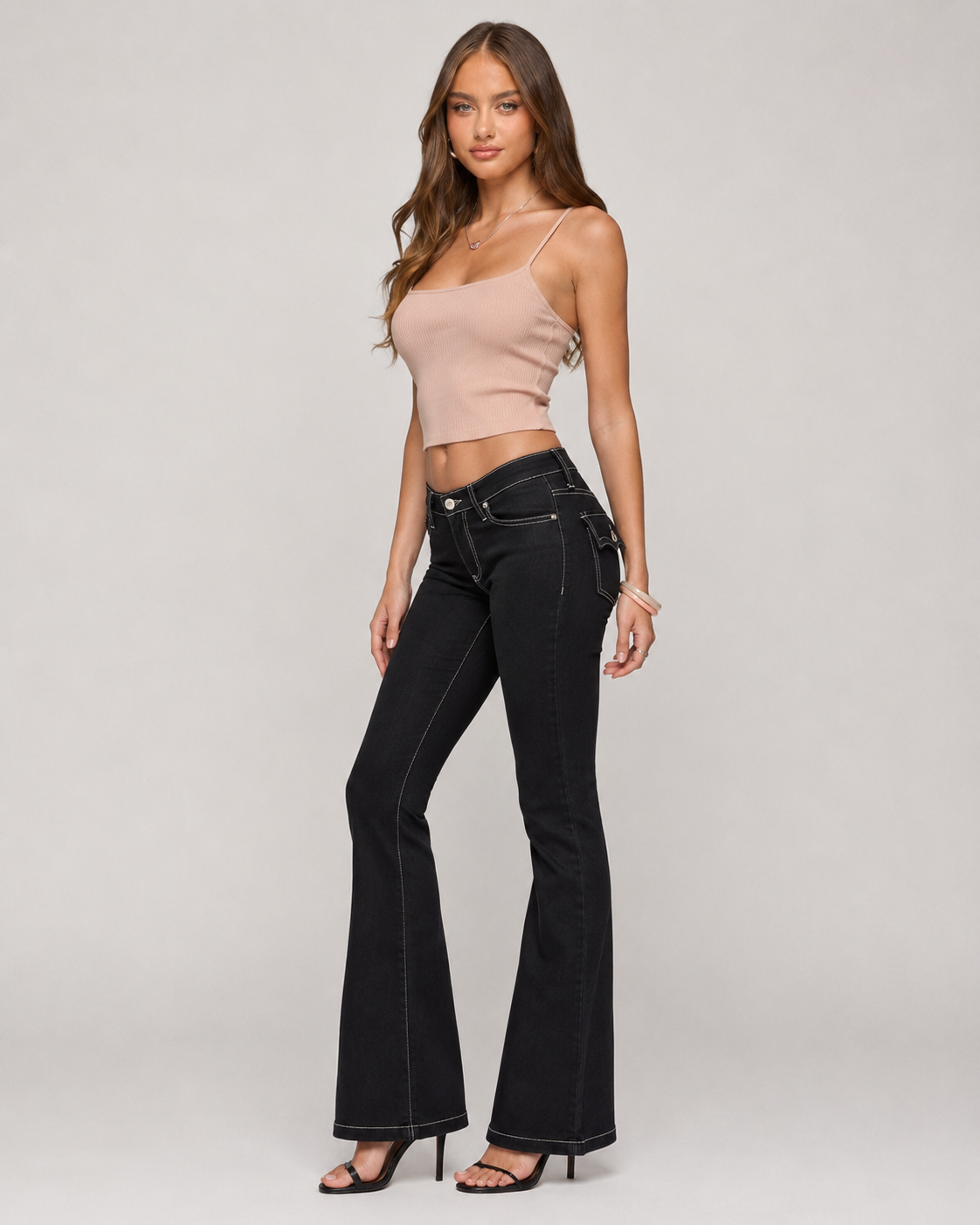 Kira Low Rise Flare Jeans