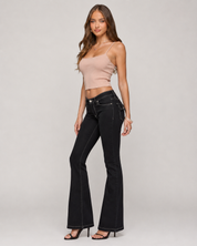 Kira Low Rise Flare Jeans