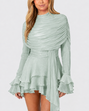 Muse Satin Mini Dress - Sorbet
