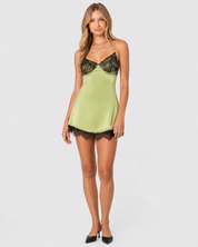 After Midnight Mini Satin Dress