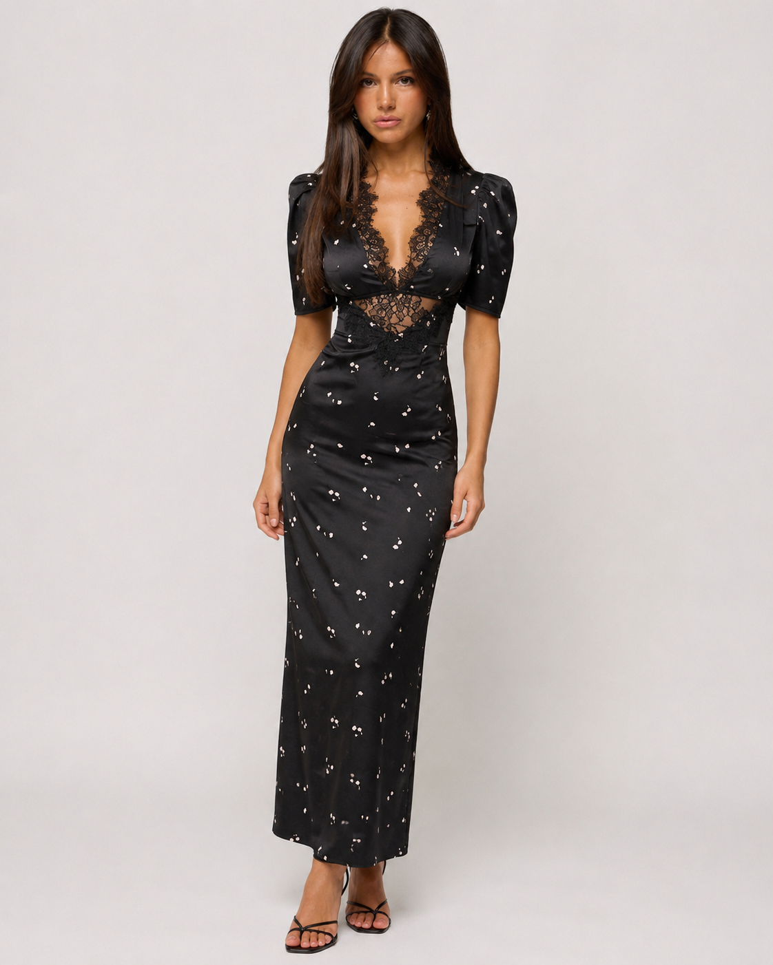 Vivienne Lace Midi Dress