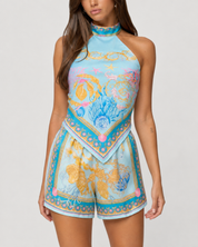 Siren Scarf Set - Blue
