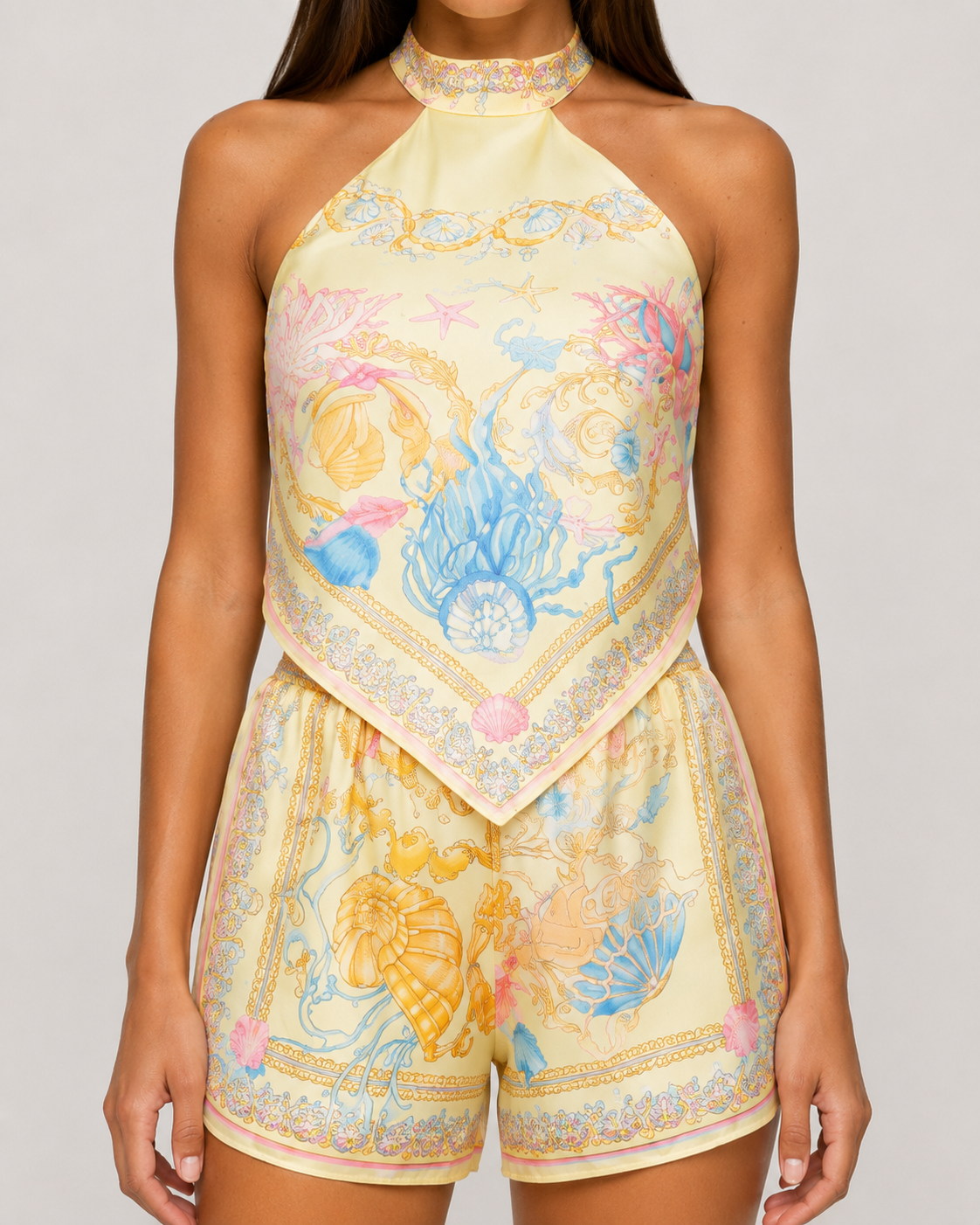 Siren Scarf Set - Yellow