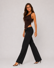 Downtown Drape Asymmetric Top