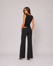 Downtown Drape Asymmetric Top