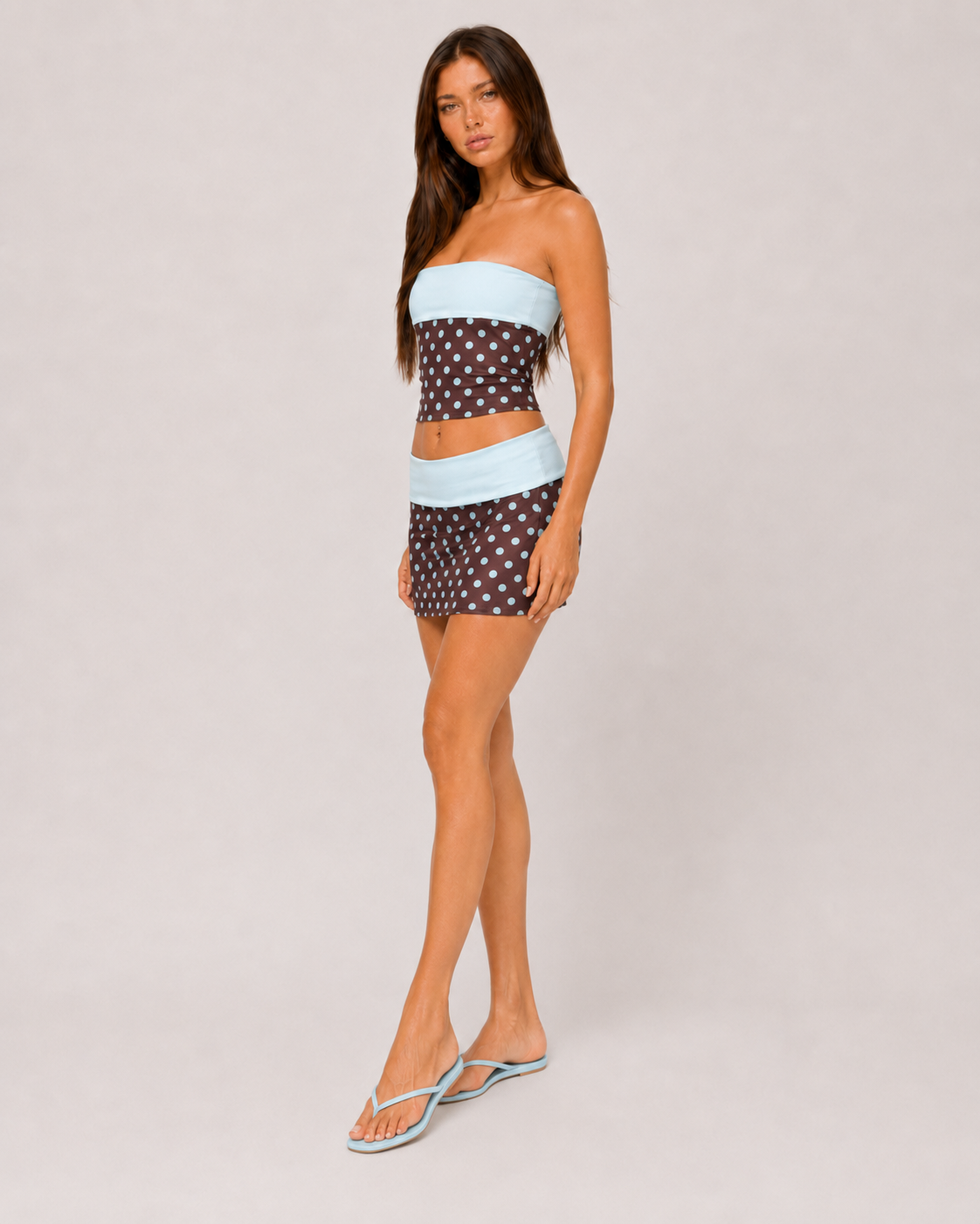 Polka Crush Mini Skirt Set