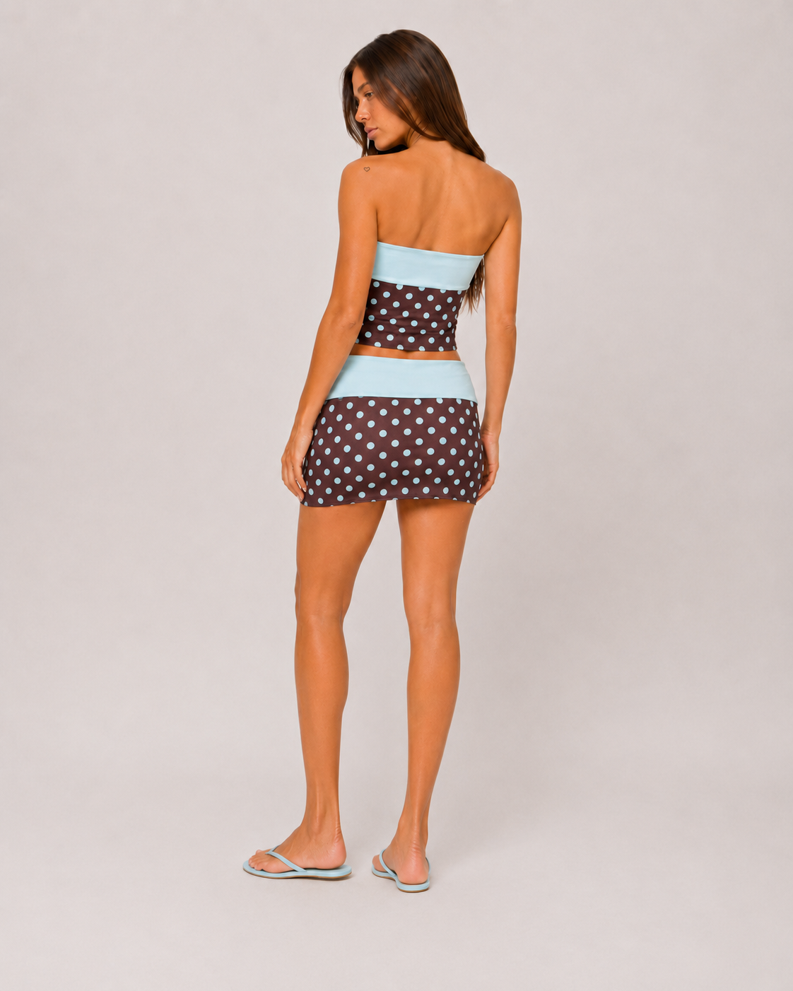 Polka Crush Mini Skirt Set