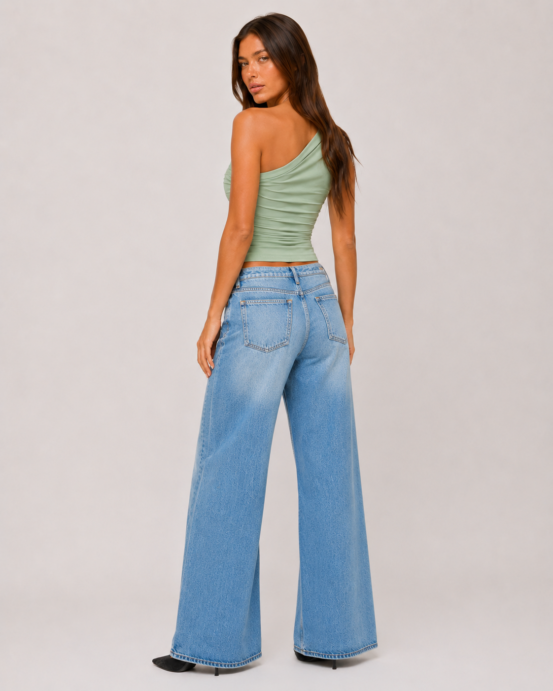 Soft Drape One-Shoulder Top