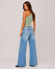Soft Drape One-Shoulder Top
