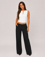 Clean Cut Sleeveless Top