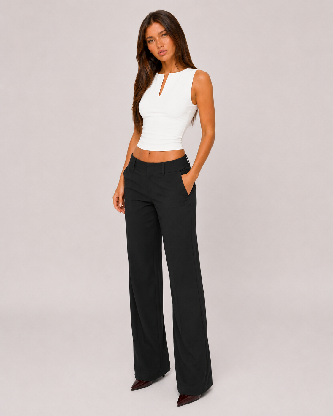 Clean Cut Sleeveless Top