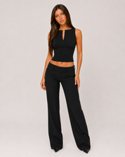 Clean Cut Sleeveless Top