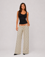 Dot Muse Low-Waist Pants