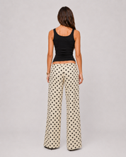 Dot Muse Low-Waist Pants