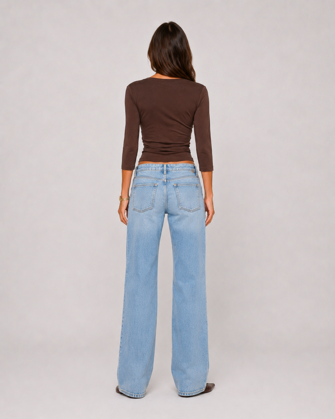 Soft Wrap 3/4 Sleeve Top