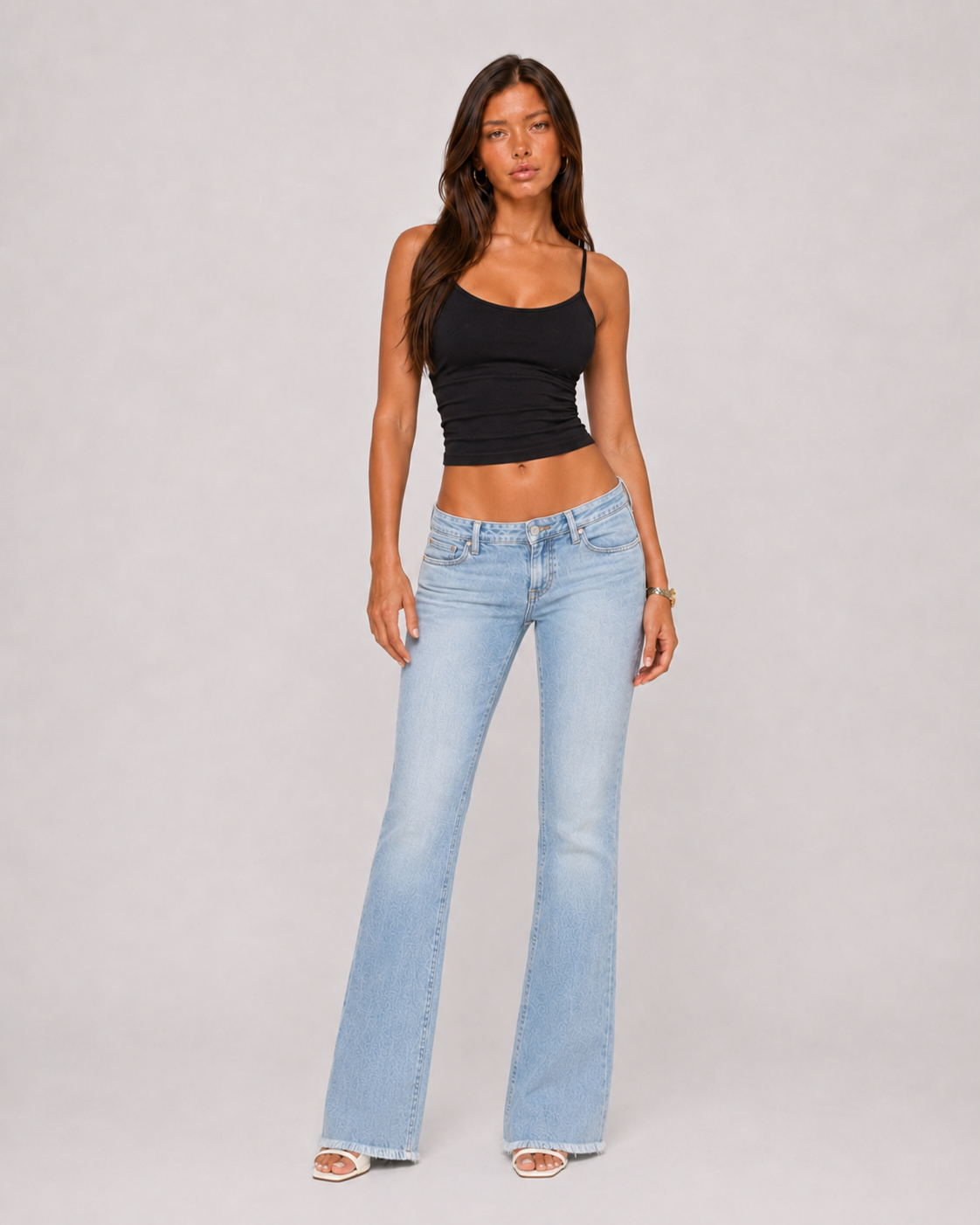 Low Rider Flare Jeans
