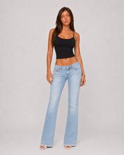 Low Rider Flare Jeans