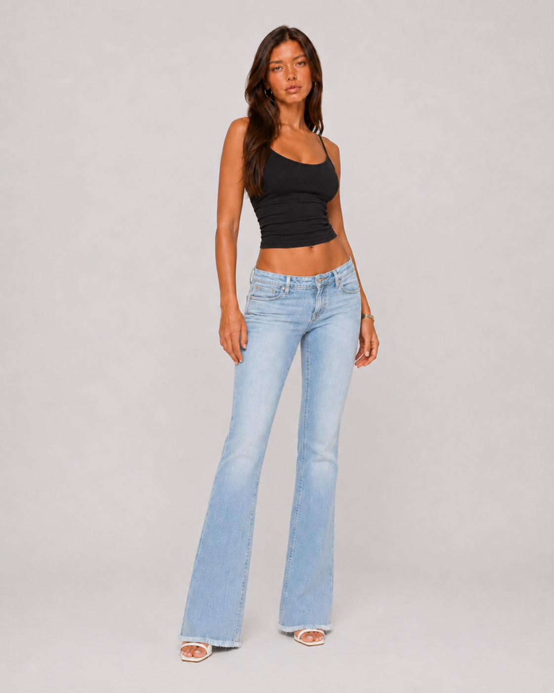 Low Rider Flare Jeans