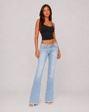 Low Rider Flare Jeans