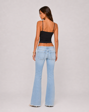Low Rider Flare Jeans