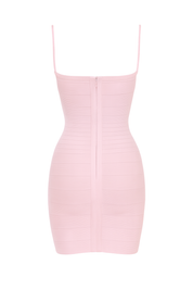 Bandage Spaghetti Strap Mini - back