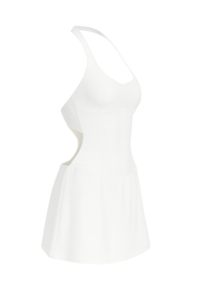 Halter Corset Mini Dress - White - side