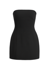Strapless Mini Dress - Black