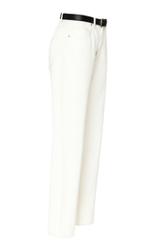 Relaxed High Waist Jeans - White - side