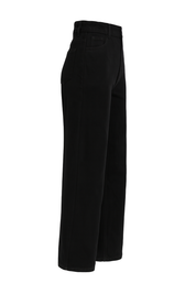 Relaxed High Waist Jeans - Black - side