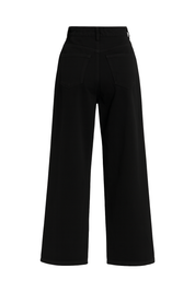 Relaxed High Waist Jeans - Black - back