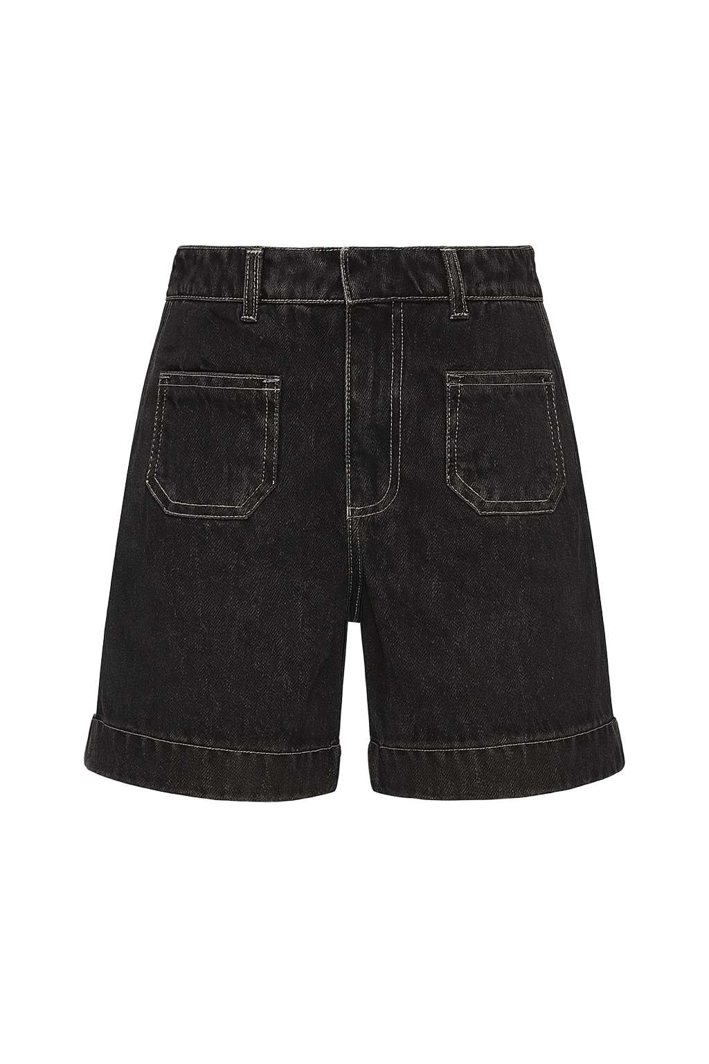 Straight Leg Jeans - Black Wash - front