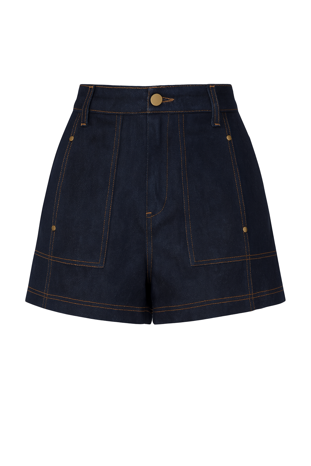 Straight Leg Jeans - Dark Indigo - front