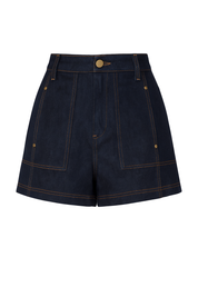 Straight Leg Jeans - Dark Indigo - front