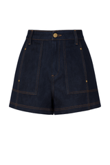 Straight Leg Jeans - Dark Indigo