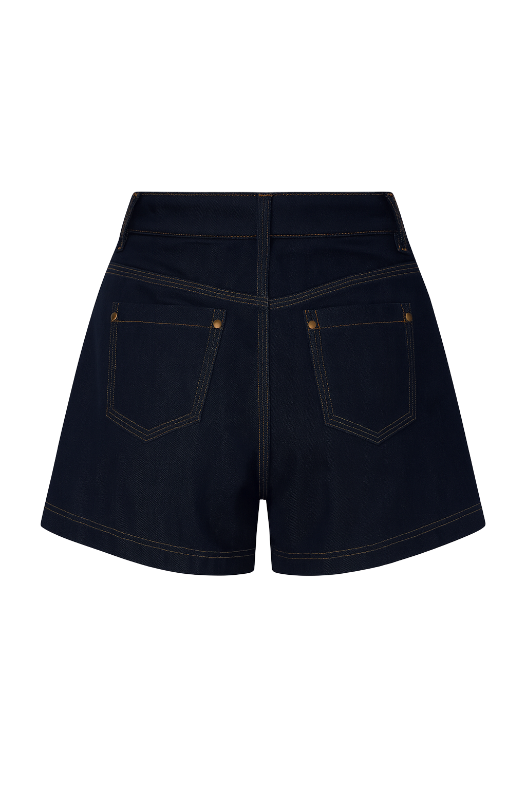 Straight Leg Jeans - Dark Indigo - back