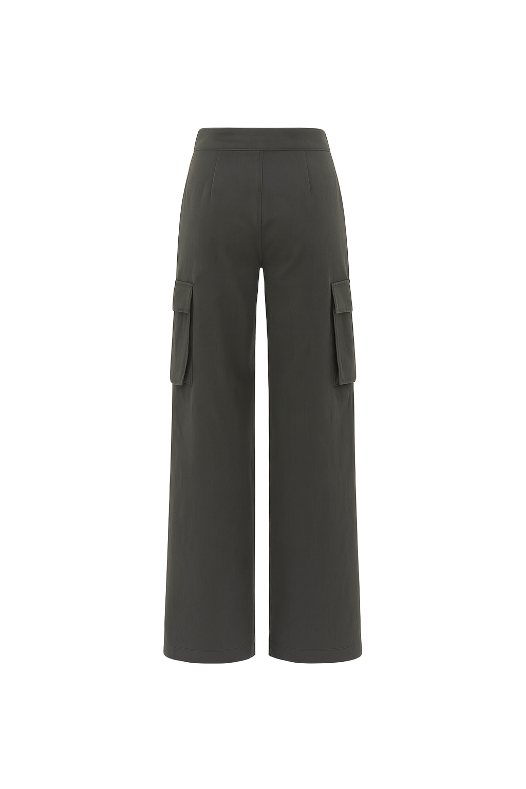 Wide Leg Cargo Pants - back