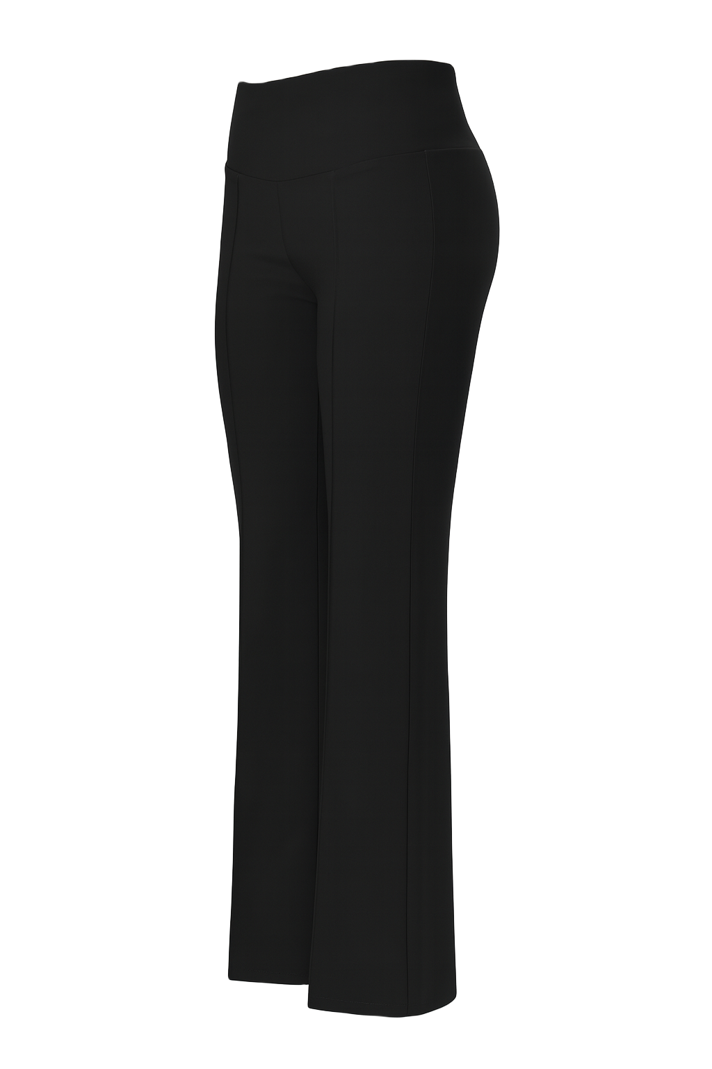 Wide Leg Foldover Pants - side