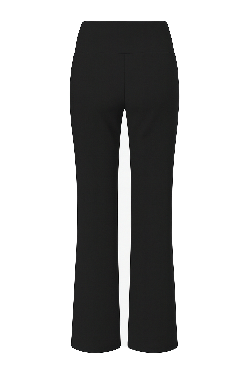 Wide Leg Foldover Pants - back
