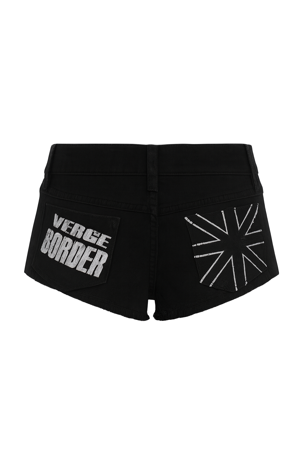 Union Jack Patch Shorts - back