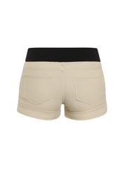 Belted High Waist Shorts - back