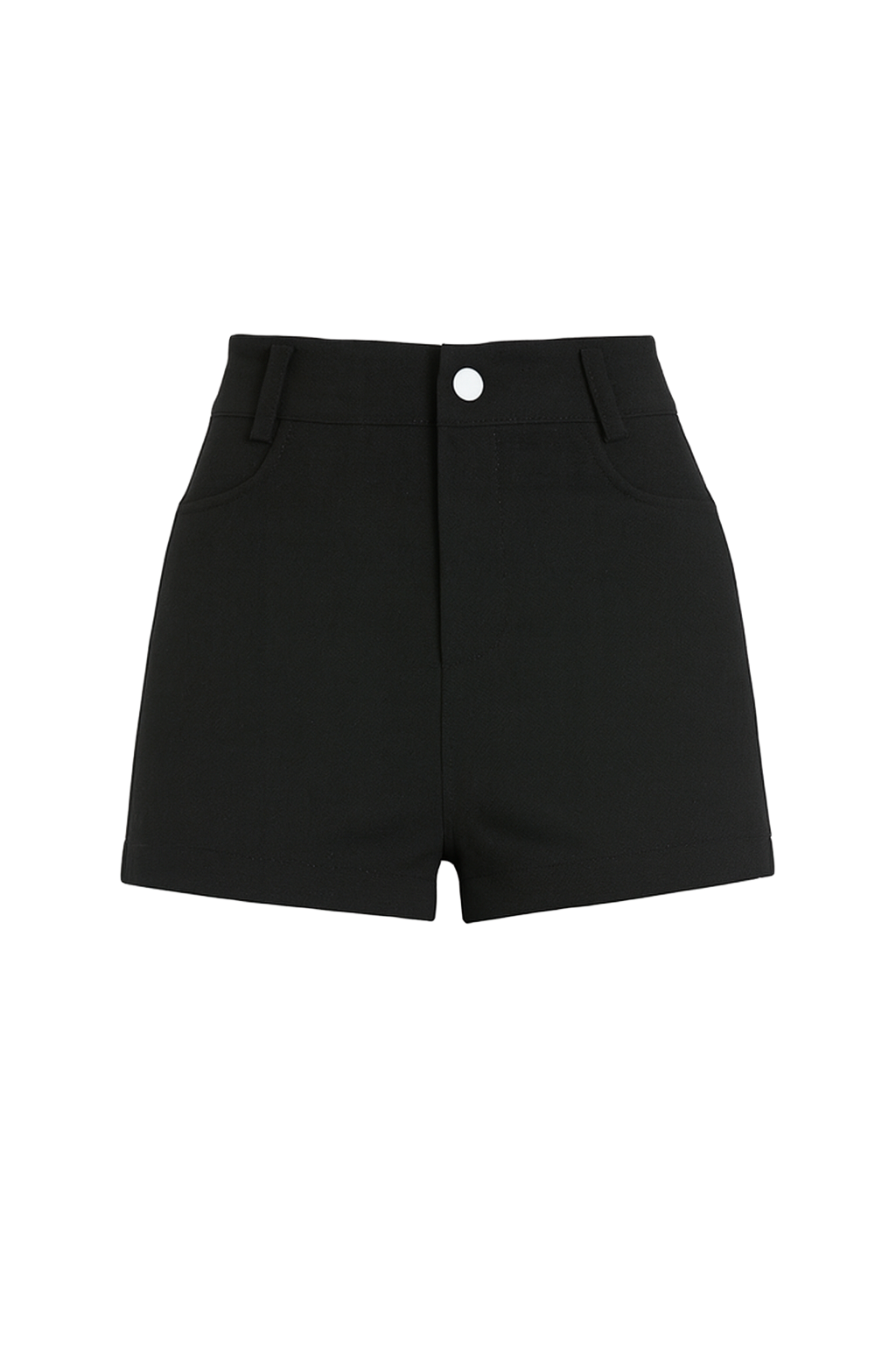 High Waist Slim Shorts - front