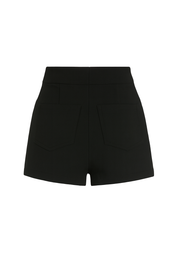 High Waist Slim Shorts - back