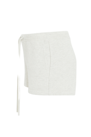 Cozy Drawstring Shorts - Light Grey - side